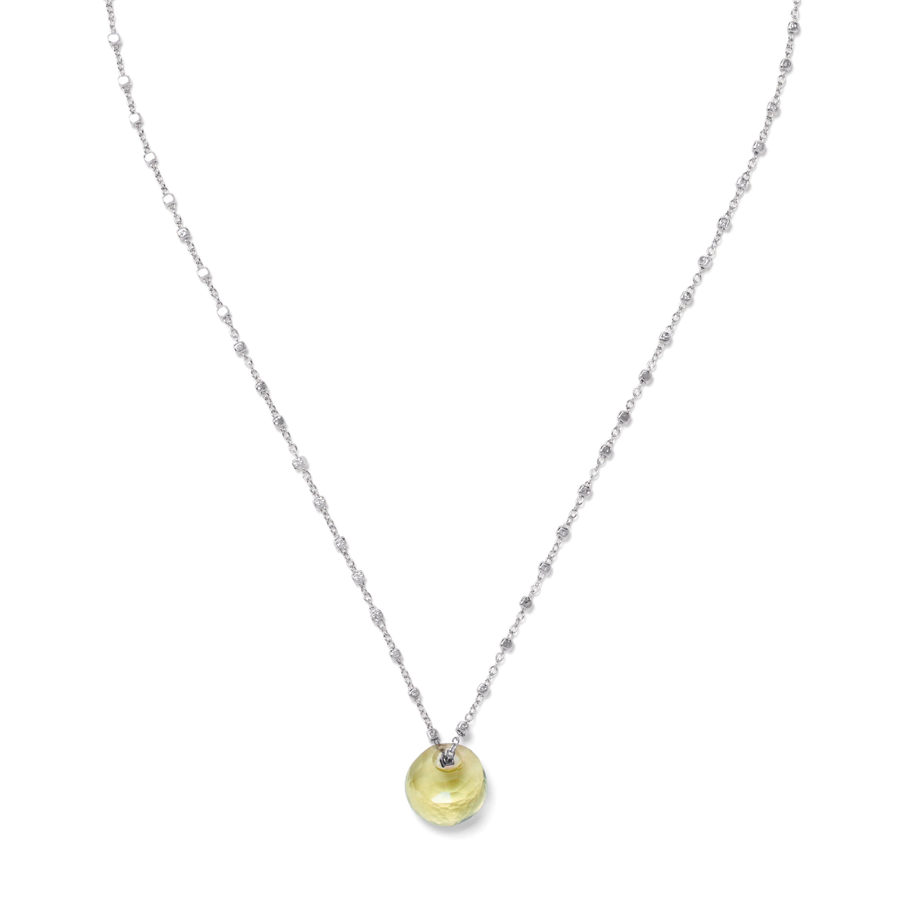 SMILE Necklace Lemon Quarz