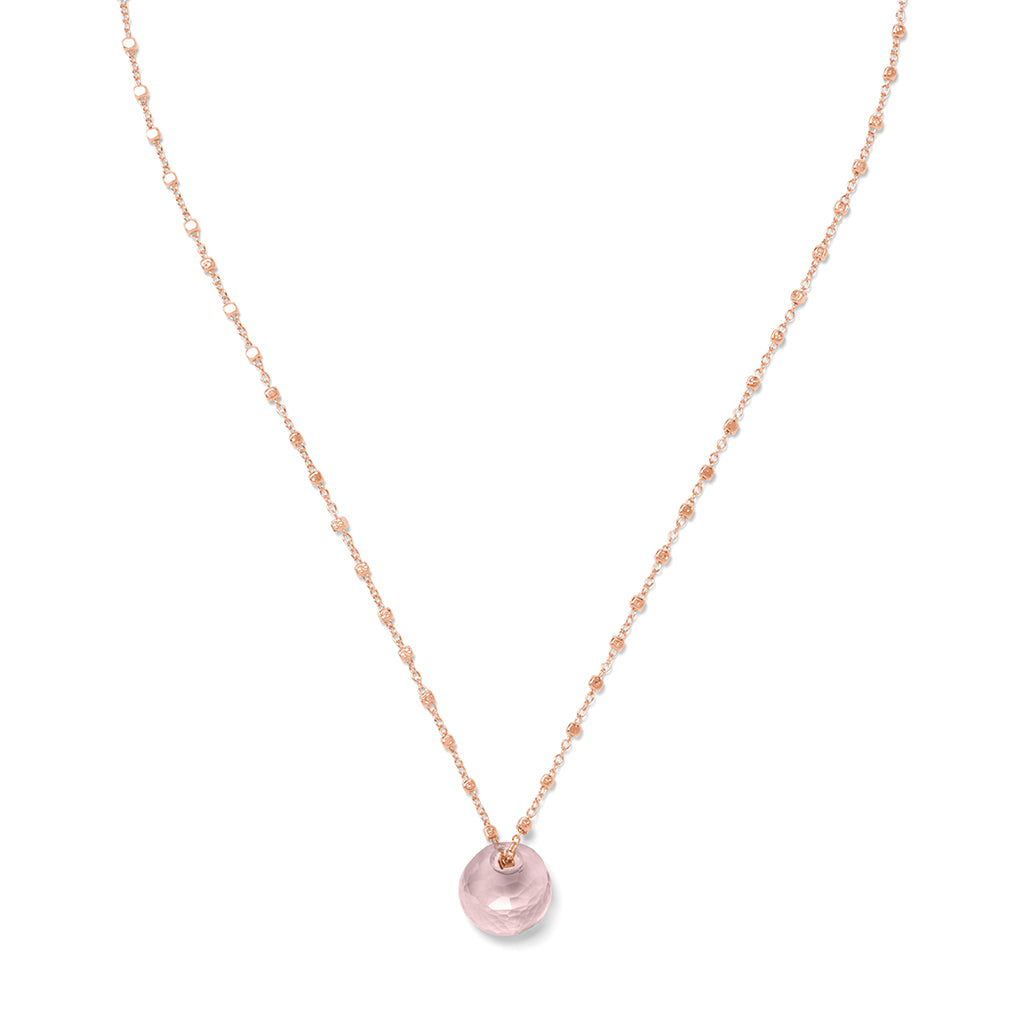 SMILE Necklace Rosenquarz