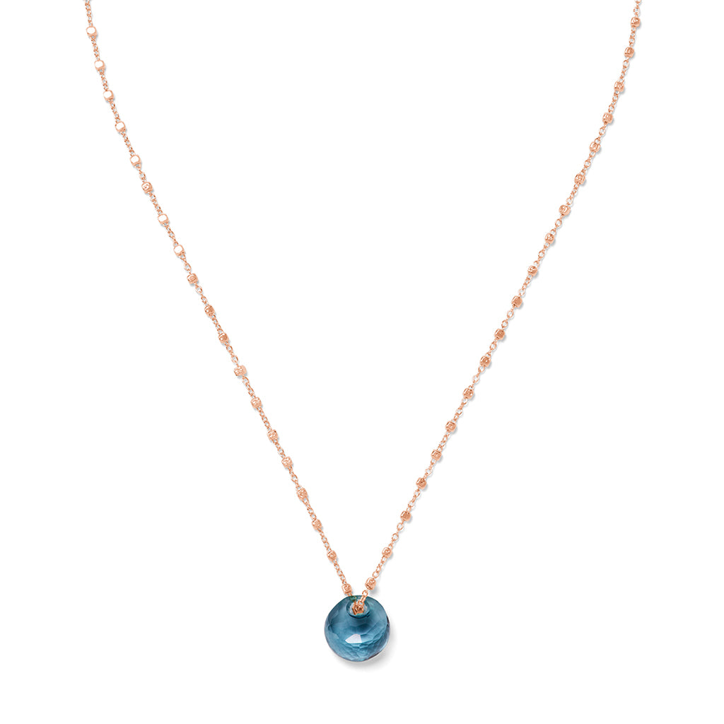 SMILE Necklace Skyblue Quarz