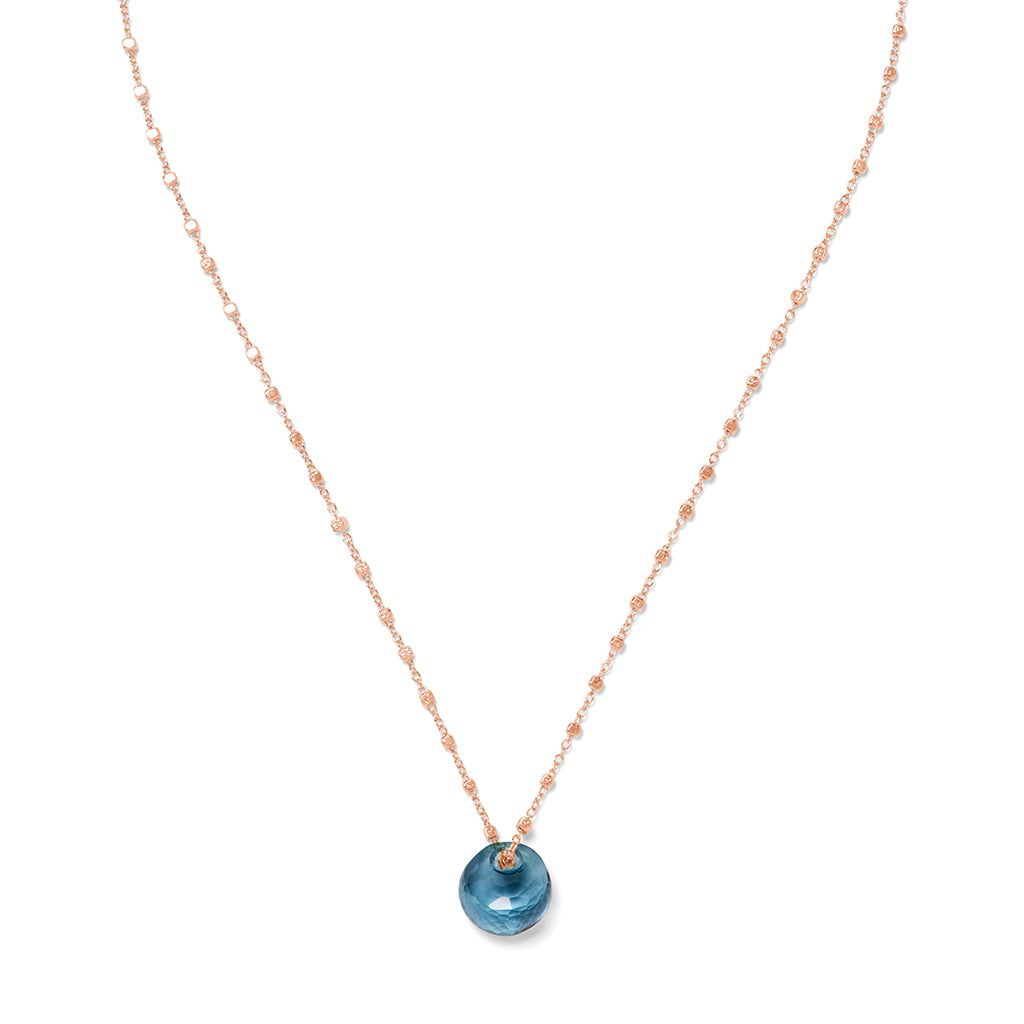 SMILE Necklace Skyblue Quarz