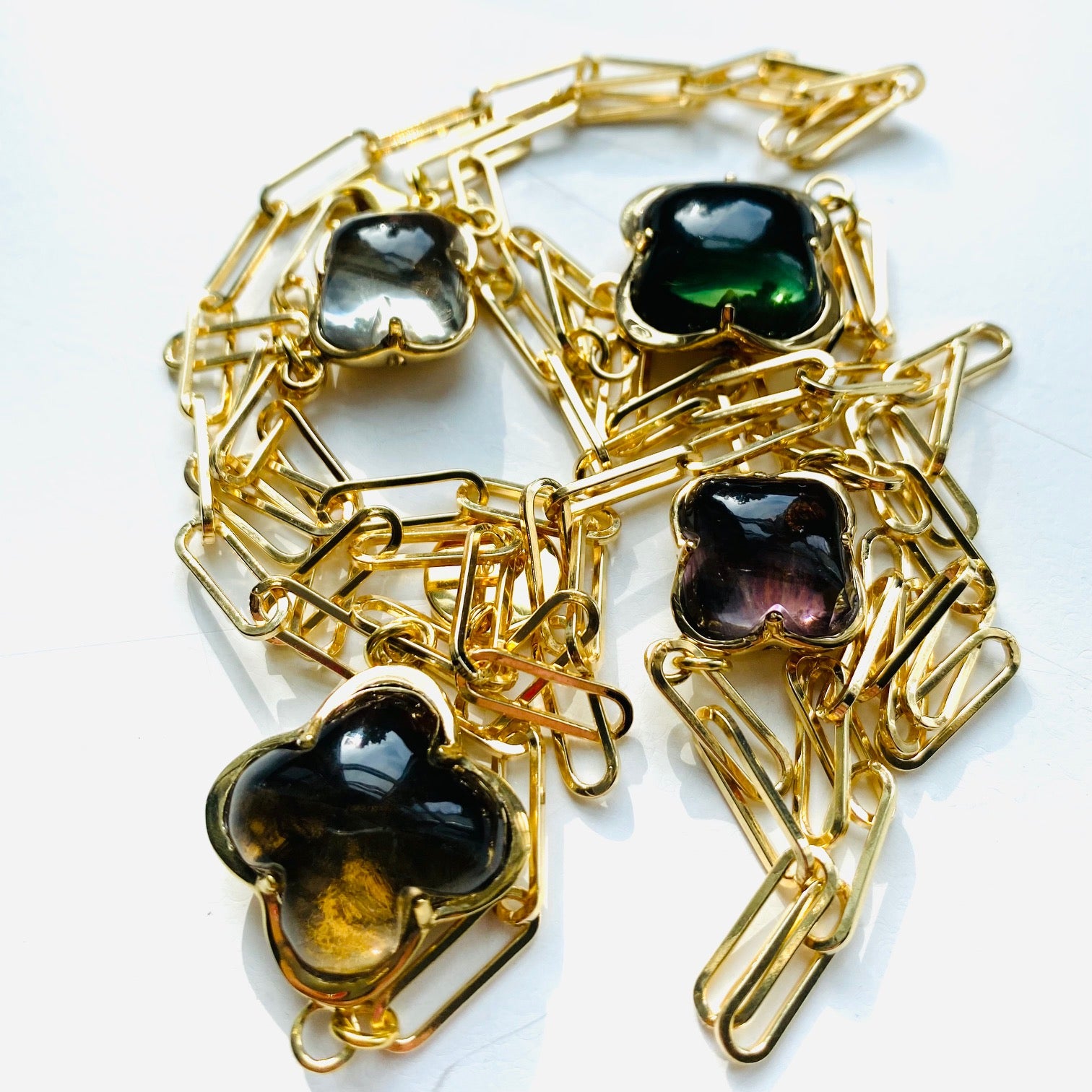 ESTELLE CLEIA Necklace gold, leaf