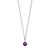 ANDRA long Necklace Amethyst