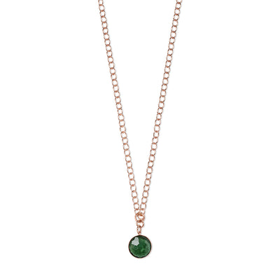 ANDRA long Necklace Salbeiquarz