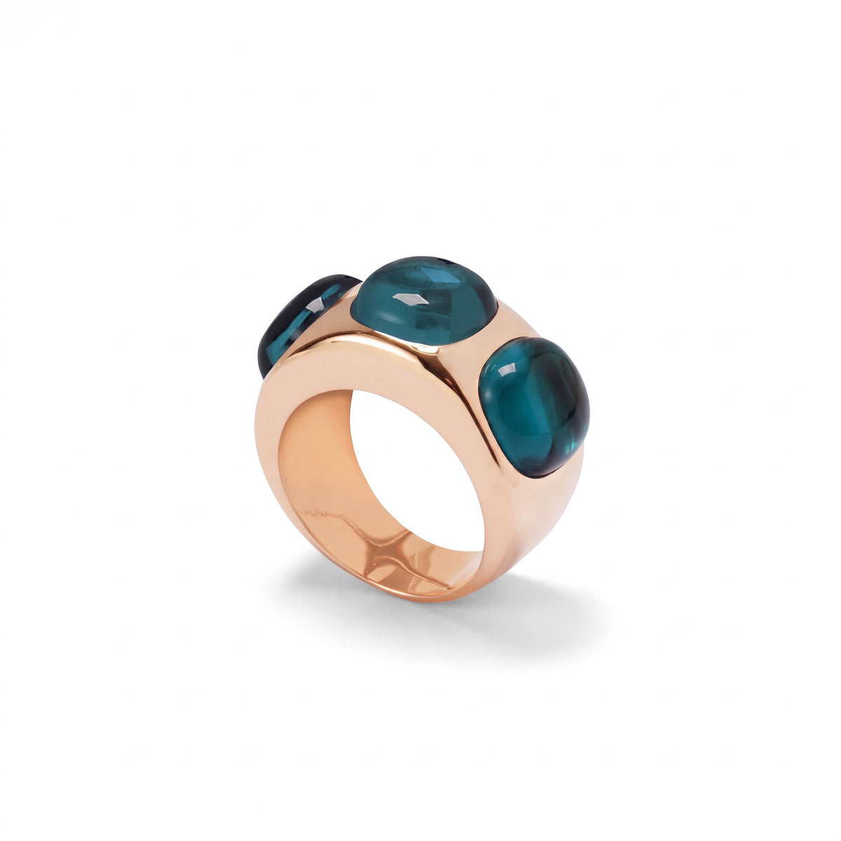 Ring AUREA roségold, Iolith Quarz