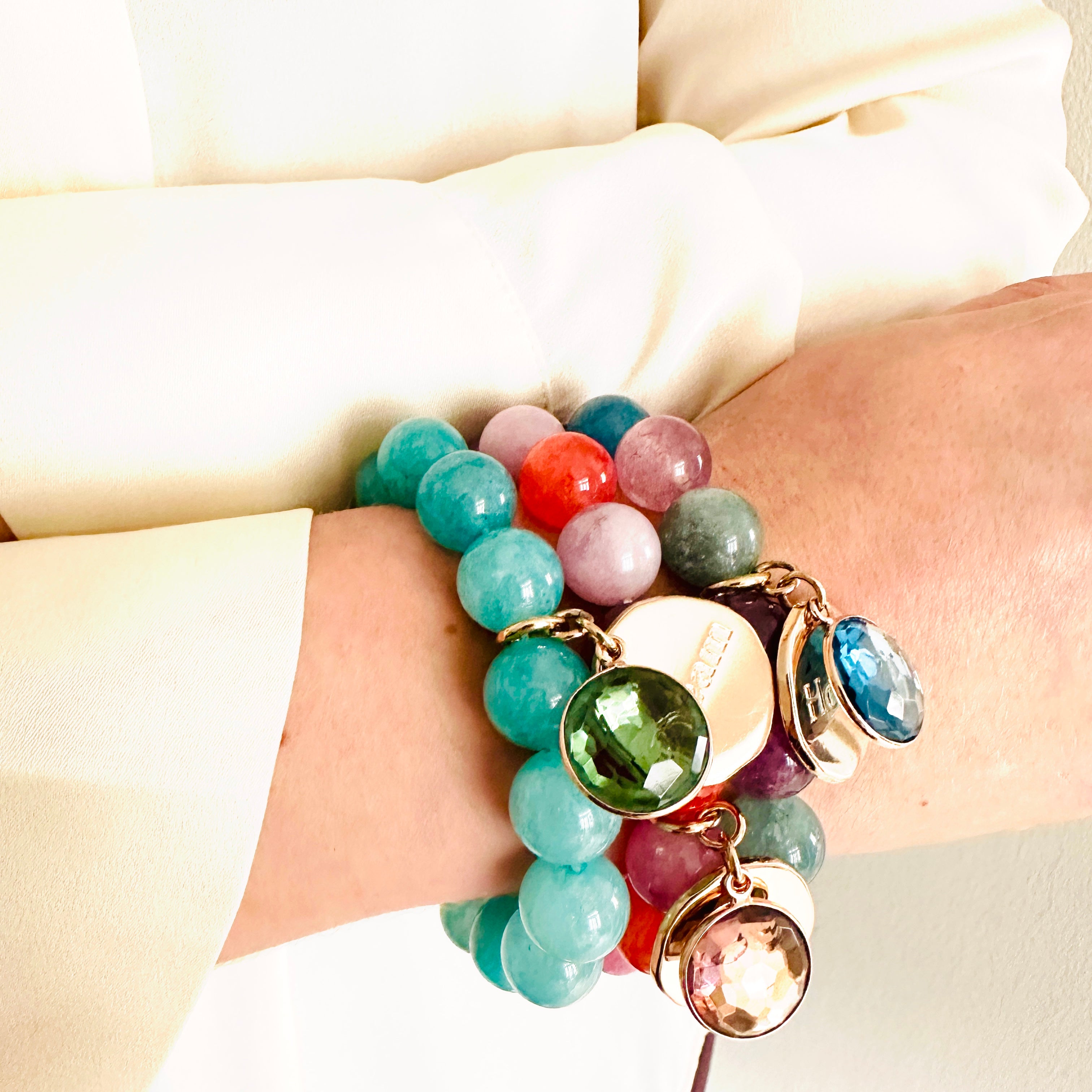 BAHIA Bracelet 'HOPE' roségold, shore