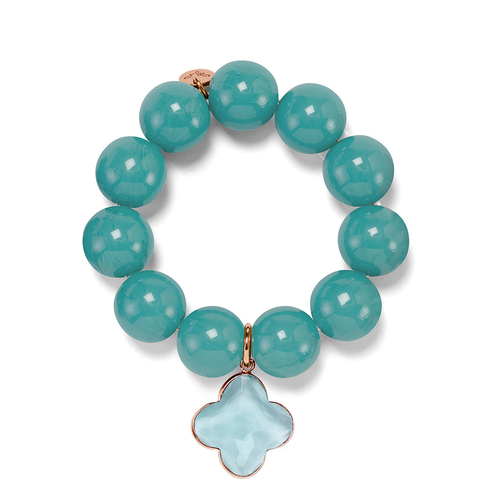 BUBBLES CHANCE roségold, turquoise