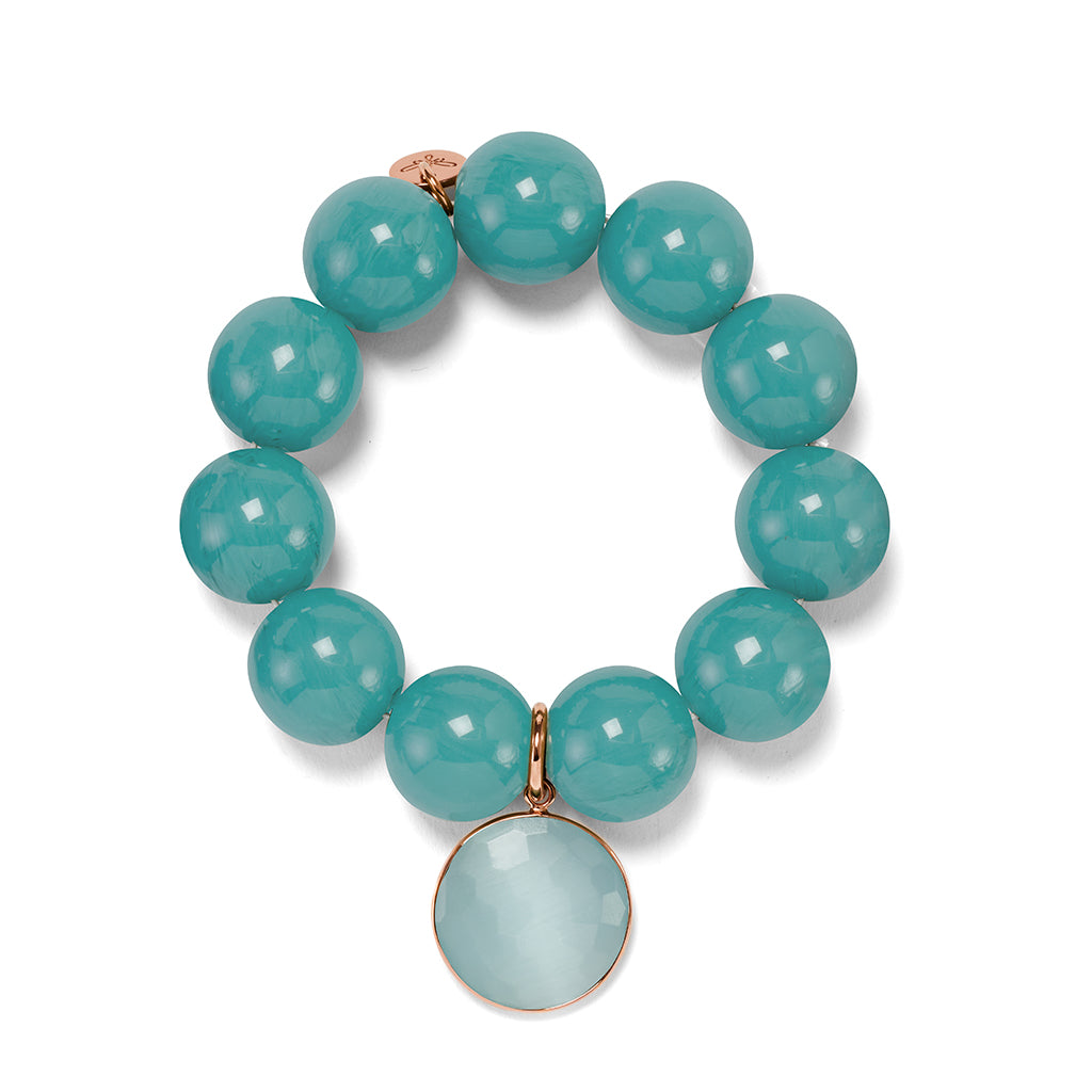 BUBBLES roségold, turquoise