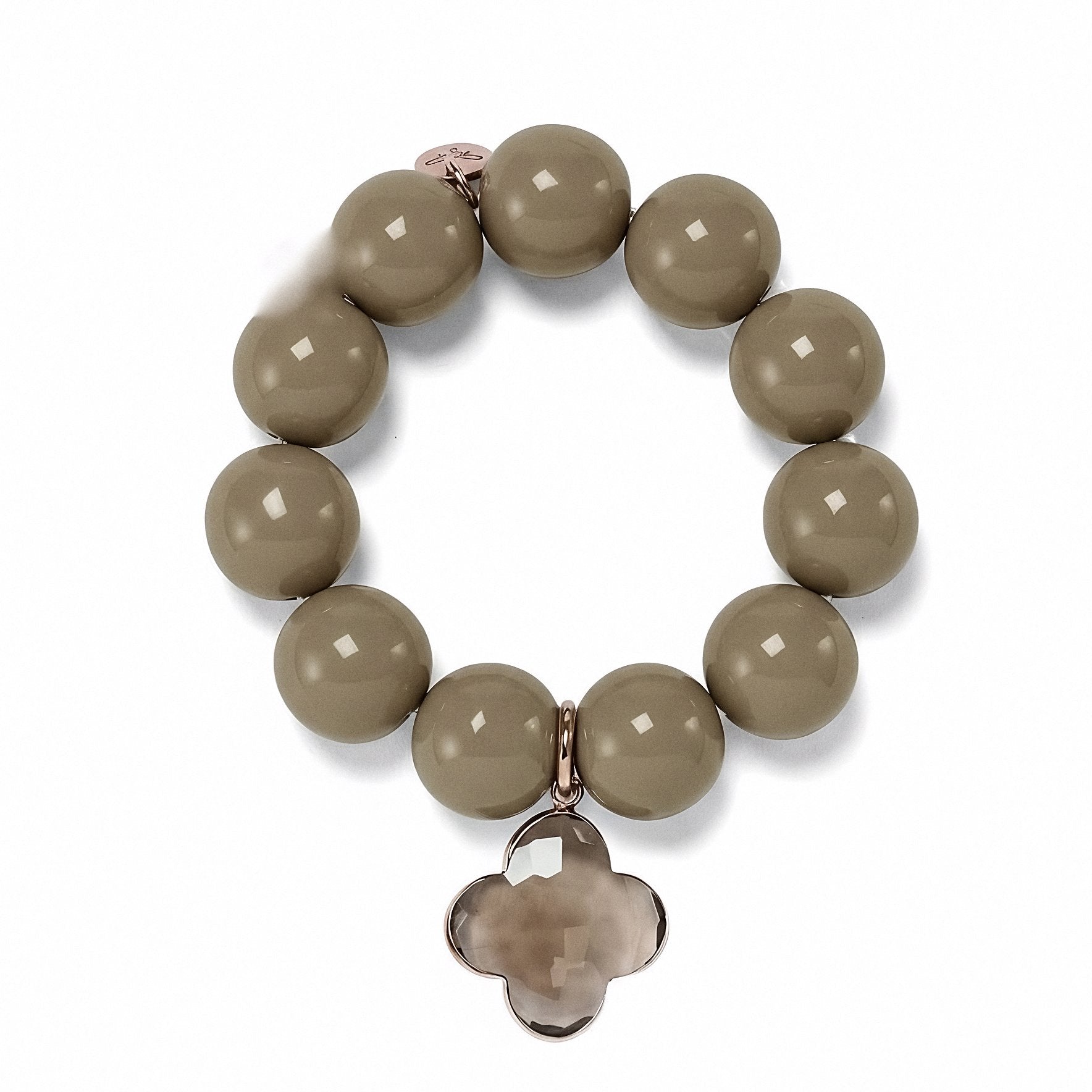 BUBBLES CHANCE roségold, dark taupe