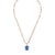 EMANDA small Necklace roségold, Amethyst