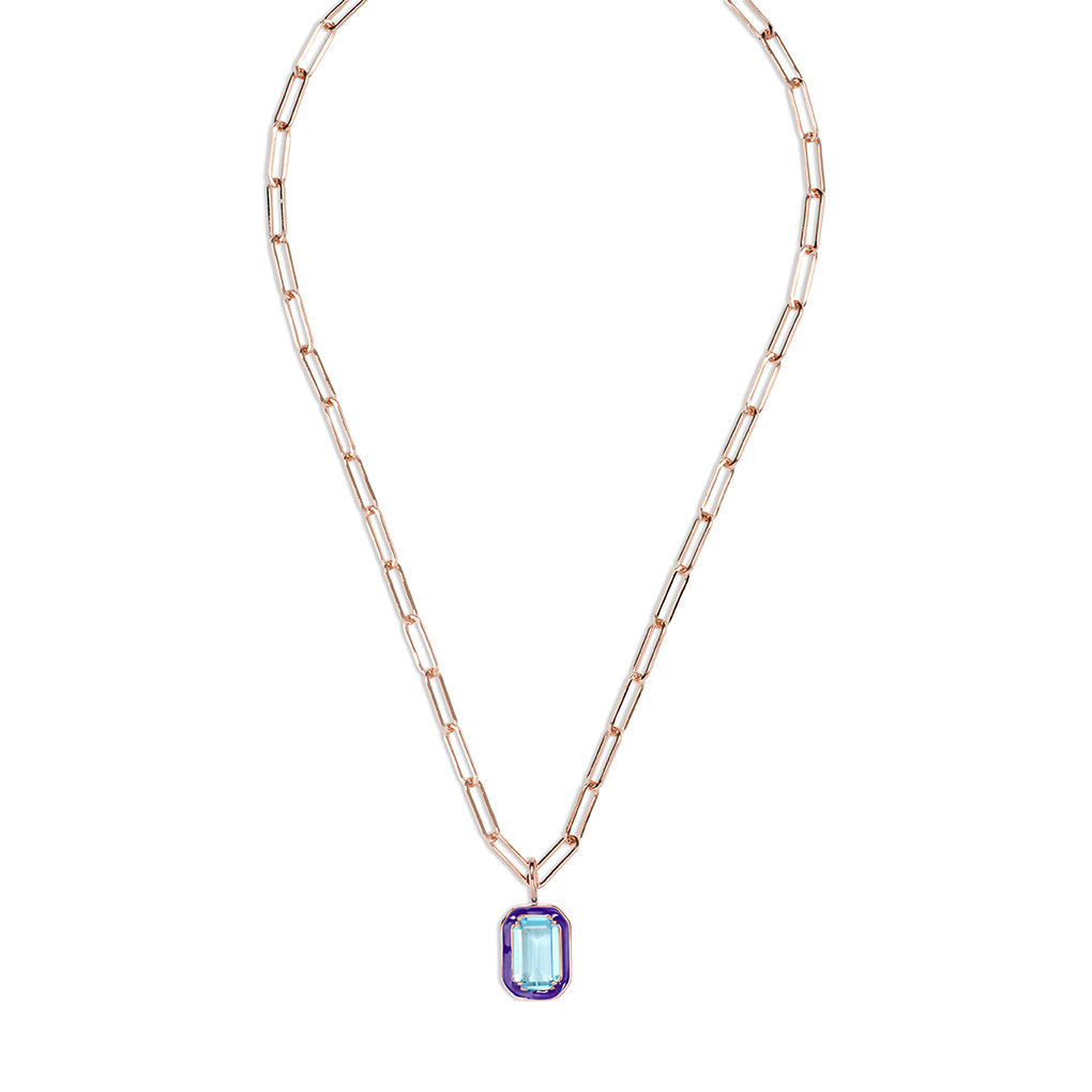 Louis Vuitton Chain Necklace Monogram Rainbow for Men