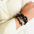 GALA Bracelet roségold, navy blue
