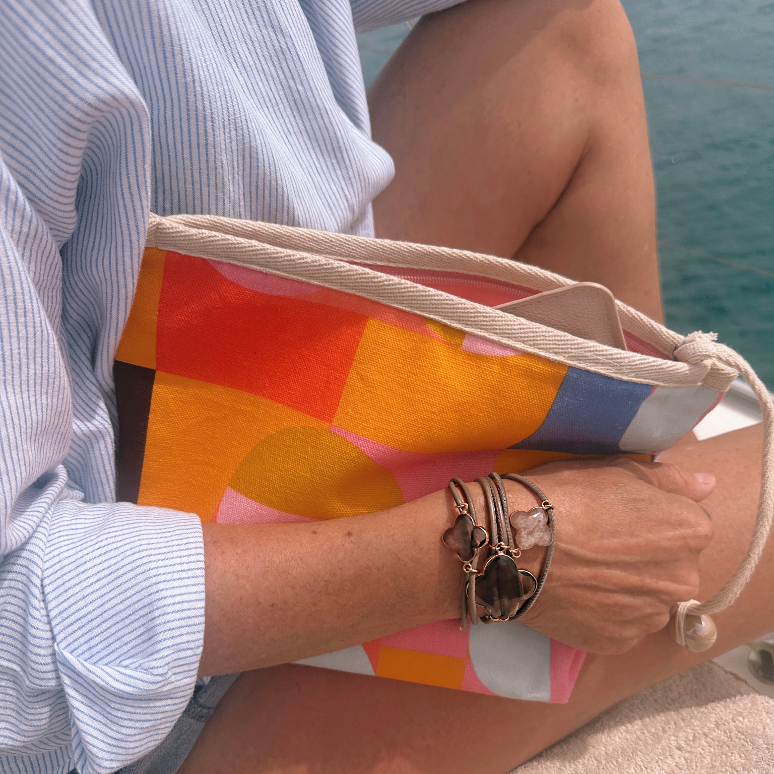 ROMY Bracelet roségold, toffee