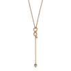 FOREVER Necklace roségold, Prasiolith