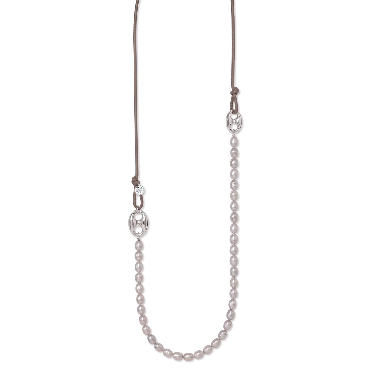 GAIA Necklace silber, grey