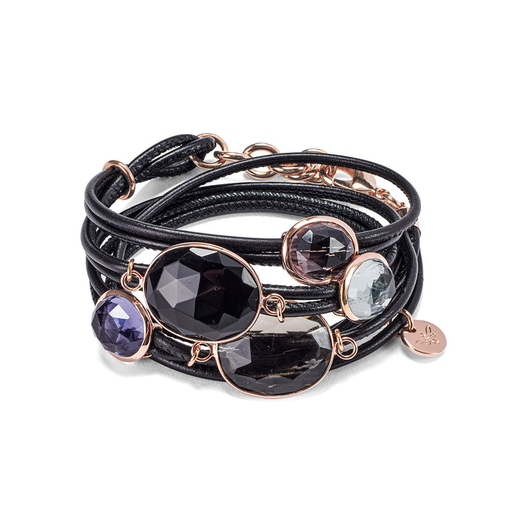 GALA Bracelet roségold, black