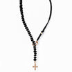 HOLY Necklace roségold, black
