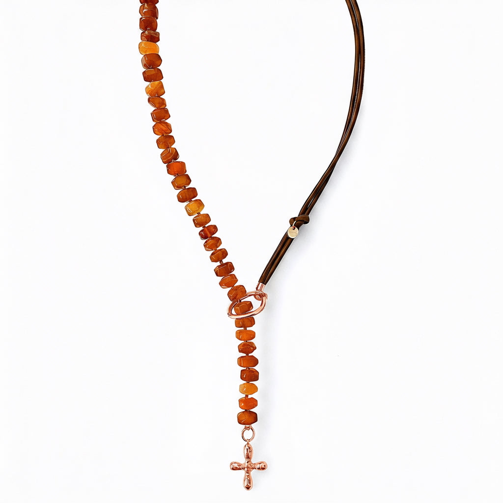 HOLY Necklace roségold, fire