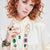 EMANDA Statement-Necklace roségold, Salbeiquarz & schilf