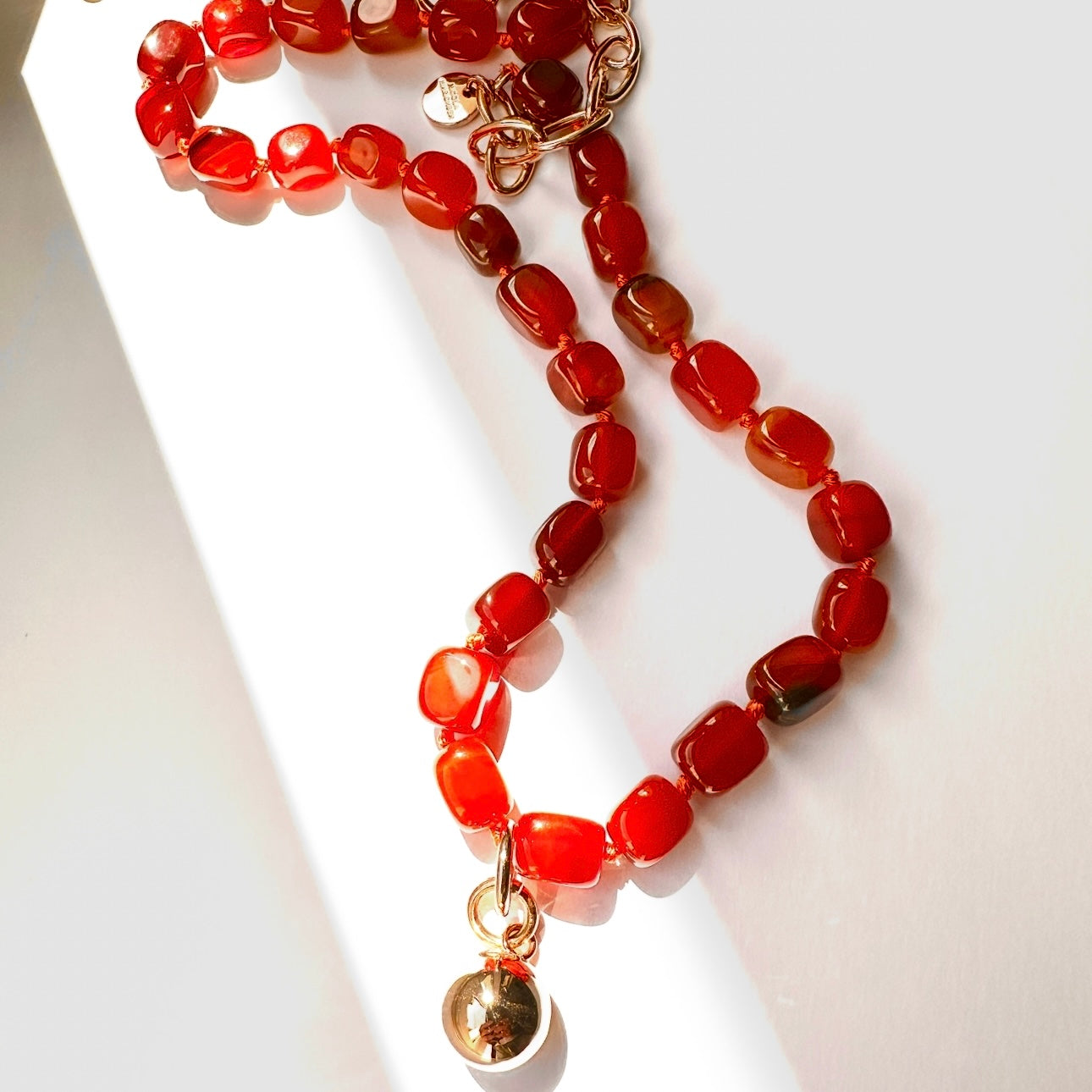 LIU Necklace fire, roségold