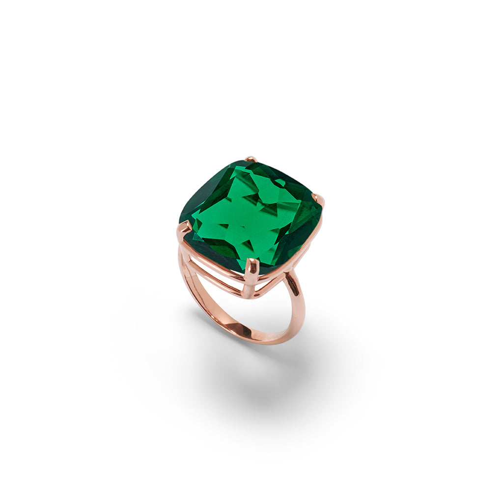 Ring LIVIA Emerald Quarz