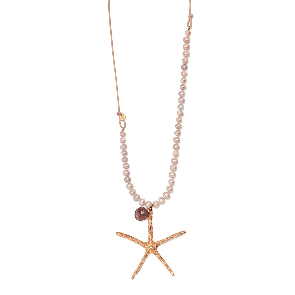 NIXE Necklace roségold, Cateye Stone