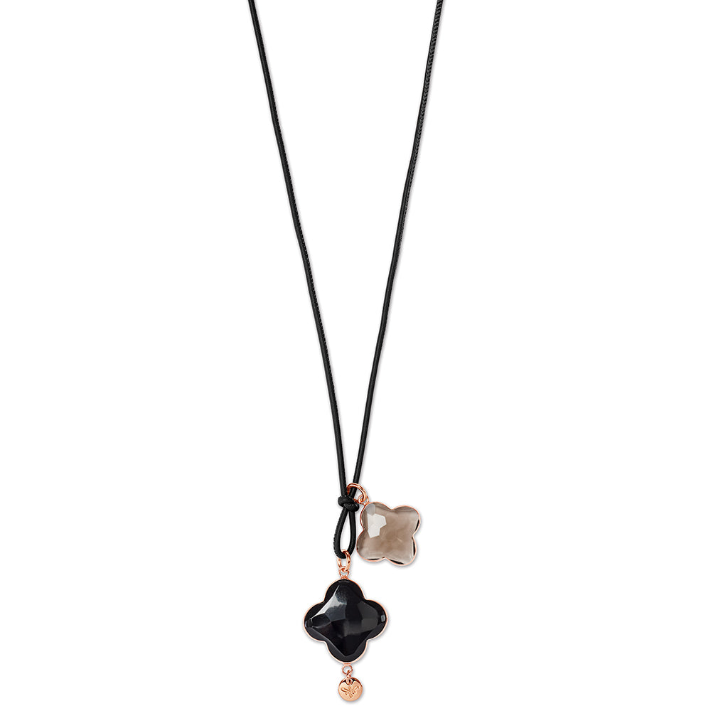 RENA Necklace black, roségold