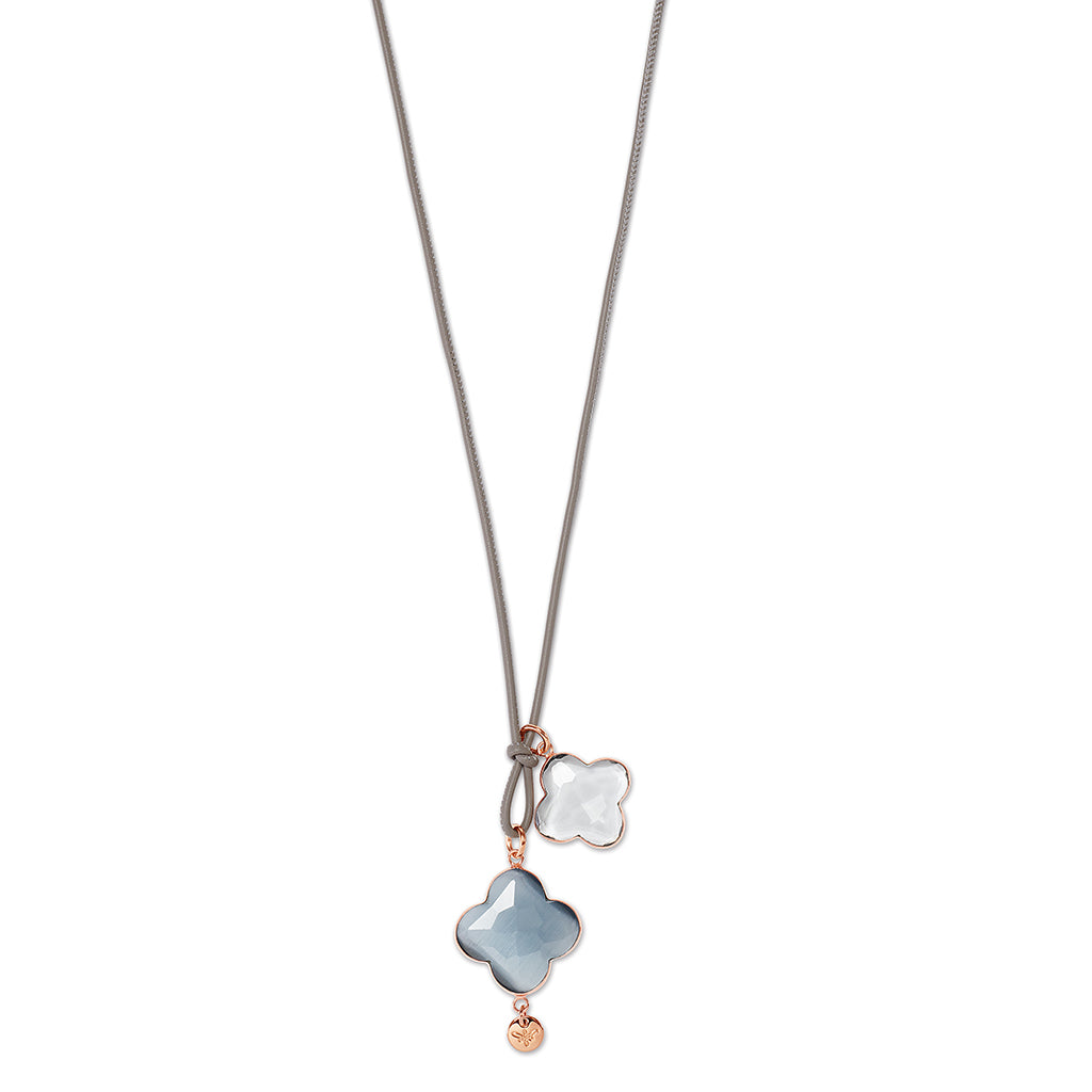 RENA Necklace grey, roségold