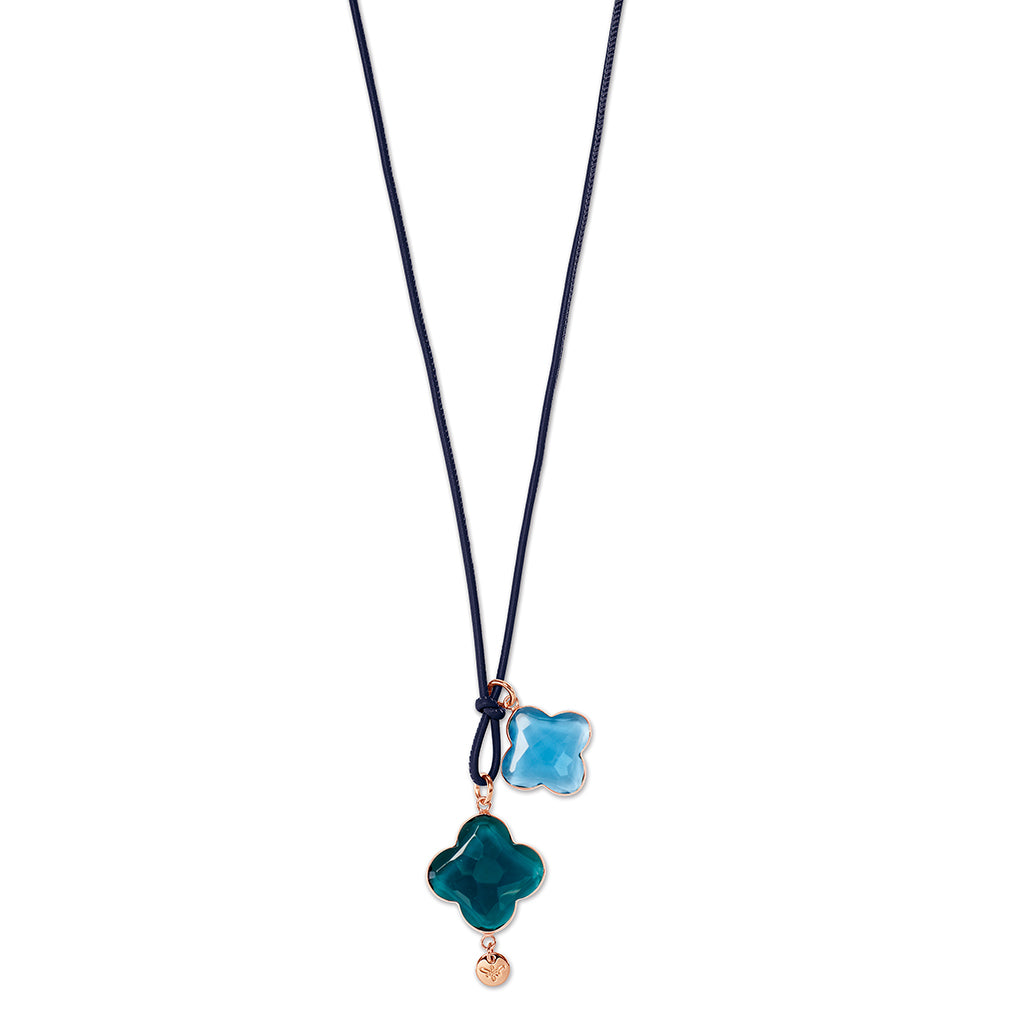 RENA Necklace navy, roségold