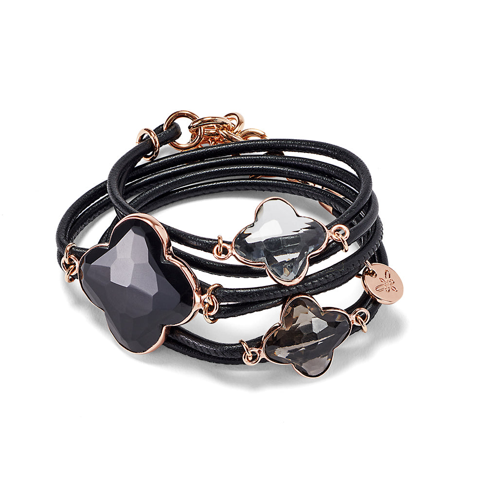 ROMY Bracelet roségold, black