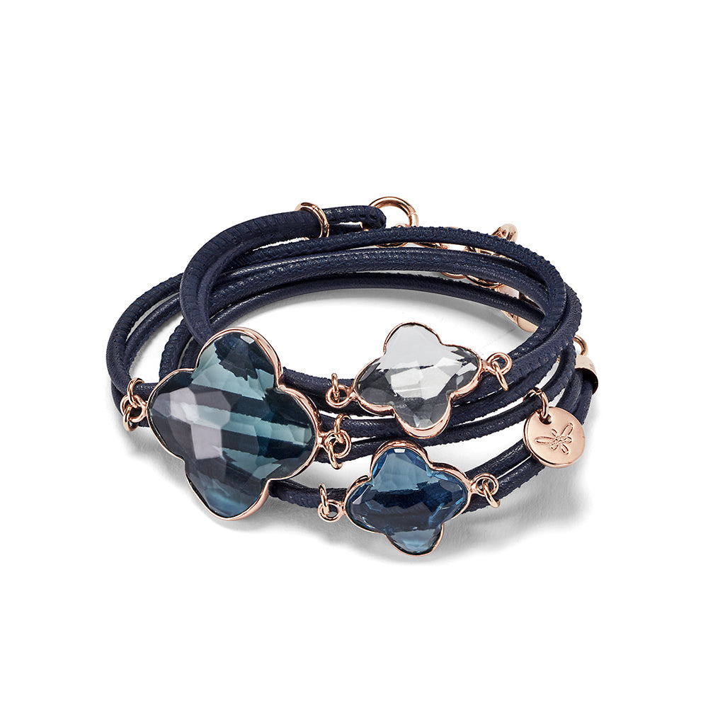 ROMY Bracelet roségold, navy