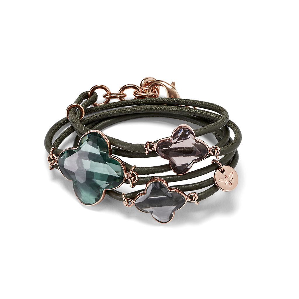 ROMY Bracelet roségold, oliv