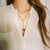 YANA Necklace Skyblue Quarz