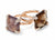Ring CARRIE Rauchquarz, roségold