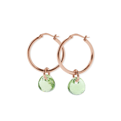 CHLOÉ Earrings, Grüner Amethyst