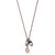DROPS LEATHER Necklace rosewood