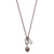 DROPS LEATHER Necklace taupe