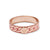 EMILIA CHAIN Bangle roségold, coral