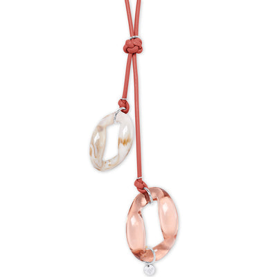 ESTELLE ICE Necklace coral