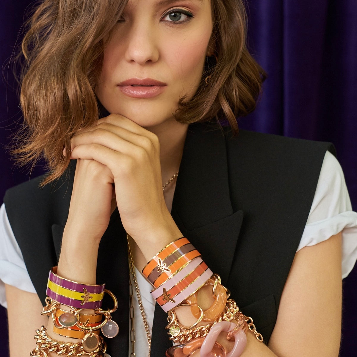 JOY Bangle roségold, hazel