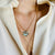 SMILE STAR Necklace Aquamarin
