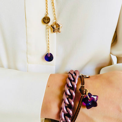 BOHO Bracelet Amethyst
