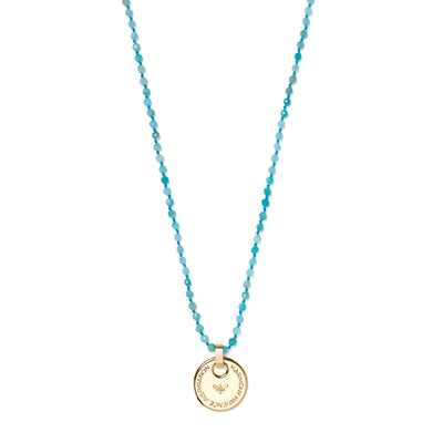BELIEVE Necklace HARMONY, Amazonit