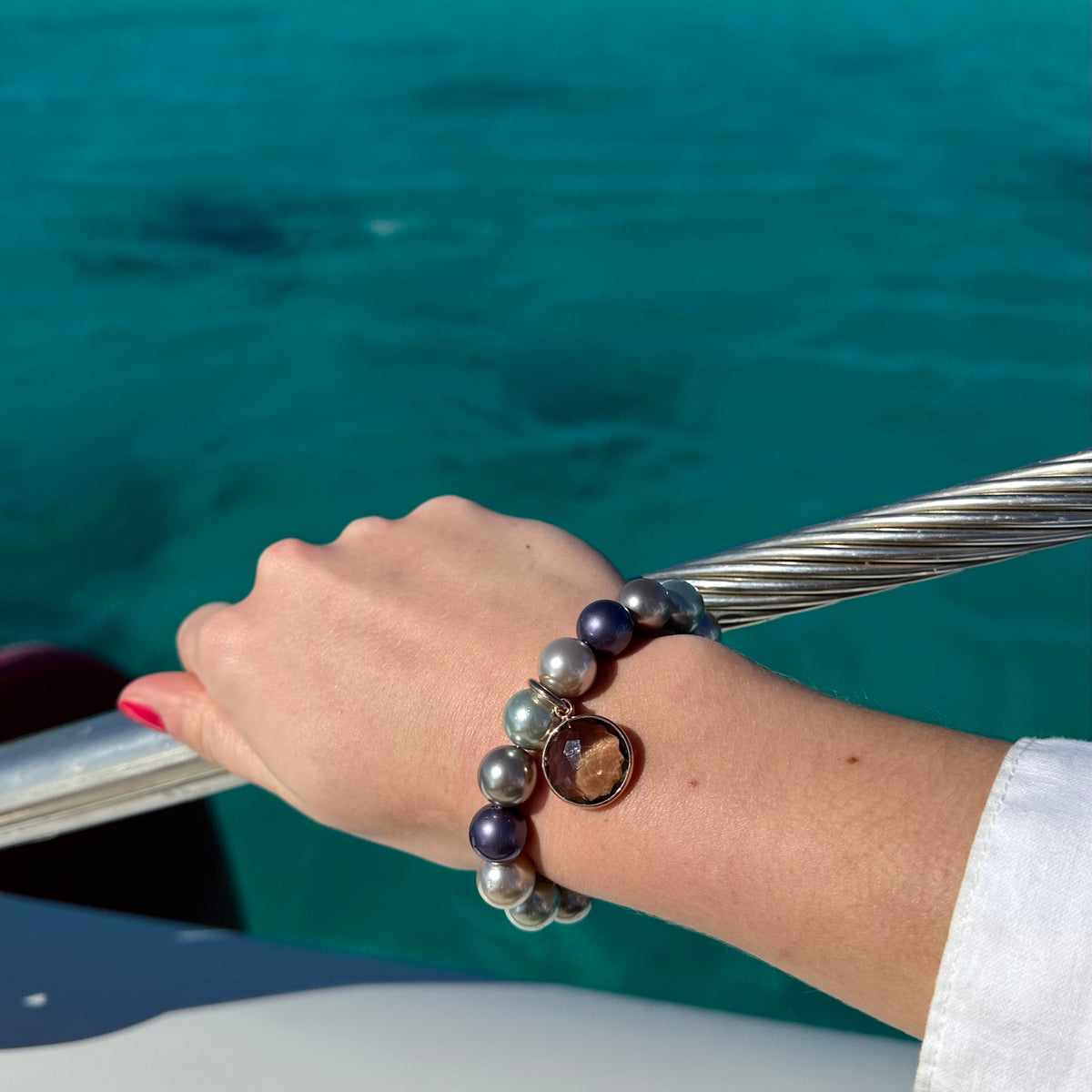 MIU Bracelet roségold, blue