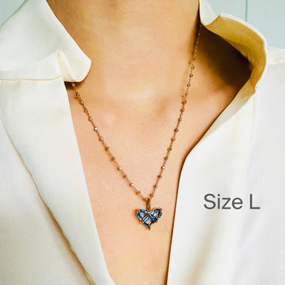 L♡VE Necklaces Blue Quarz