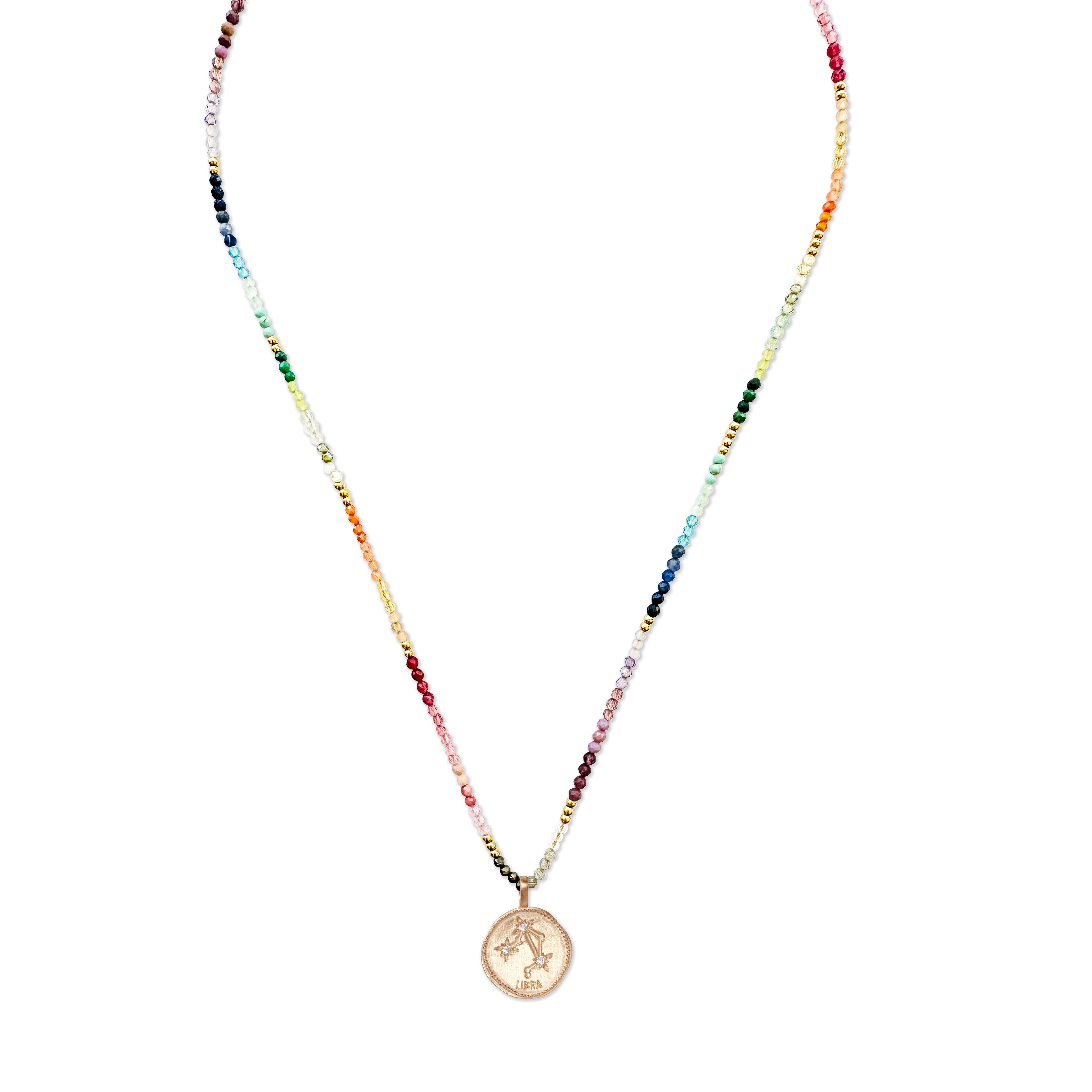 ZODIAC Rainbow Necklace WAAGE (24.9.-23.10.)