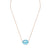 SAYA Necklace, Aquamarin Quarz