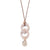 SHARON Necklace roségold, taupe