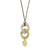 SHARON Necklace roségold, oliv