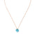 SMILE Necklace Aquamarin Quarz